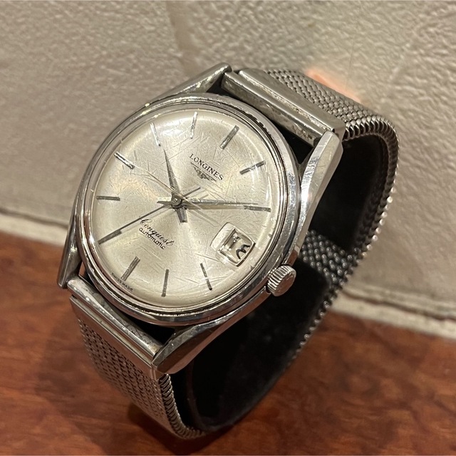 LONGINES(ロンジン)のロンジン コンクエスト　デイト 7171-5 自動巻き ヴィンテージ 稼働品 メンズの時計(腕時計(アナログ))の商品写真