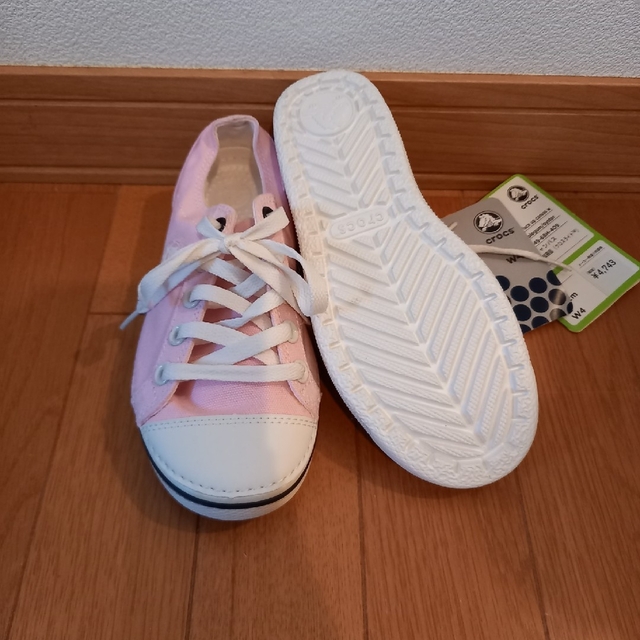 crocs(クロックス)の【20cm･W4】クロックスキャンバスシューズcrocs キッズ/ベビー/マタニティのキッズ靴/シューズ(15cm~)(スニーカー)の商品写真