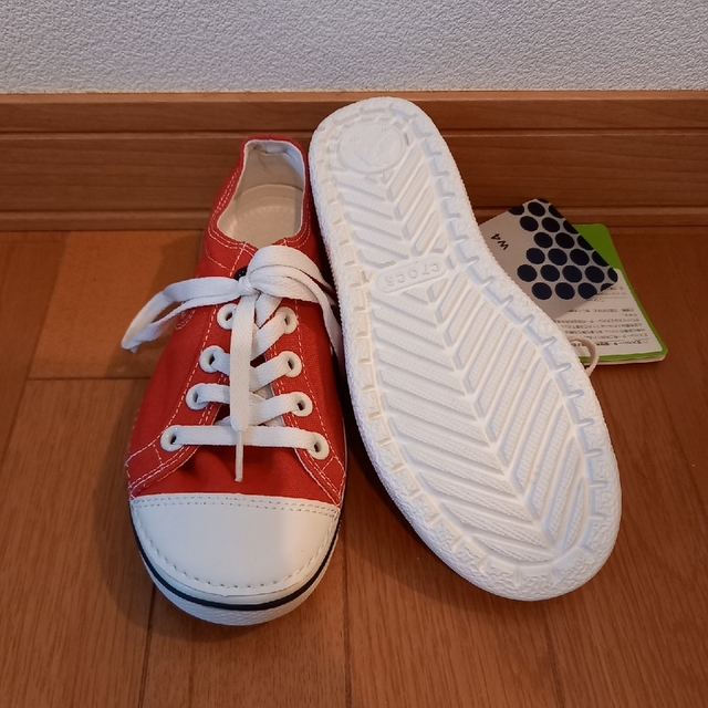 crocs(クロックス)の【20cm･W4】クロックスキャンバスシューズcrocs キッズ/ベビー/マタニティのキッズ靴/シューズ(15cm~)(スニーカー)の商品写真