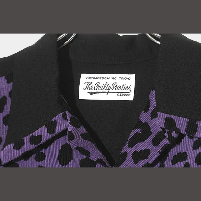 未使用品 22AW ワコマリア TWO-TONE 50'S SHIRT L 黒 | www.tspea.org