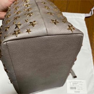 Jimmychoo スタッズトート Sサイズ ライトカーキ