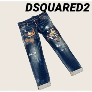 ディースクエアード(DSQUARED2)の未使用DSQUARED 限定　生天サムライビッグブラザーデニム(デニム/ジーンズ)