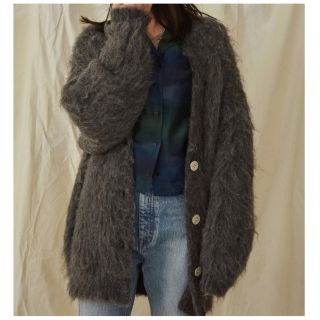 エモダ(EMODA)のVEQUM FLUFFY MIX KNIT CARDIGAN(カーディガン)