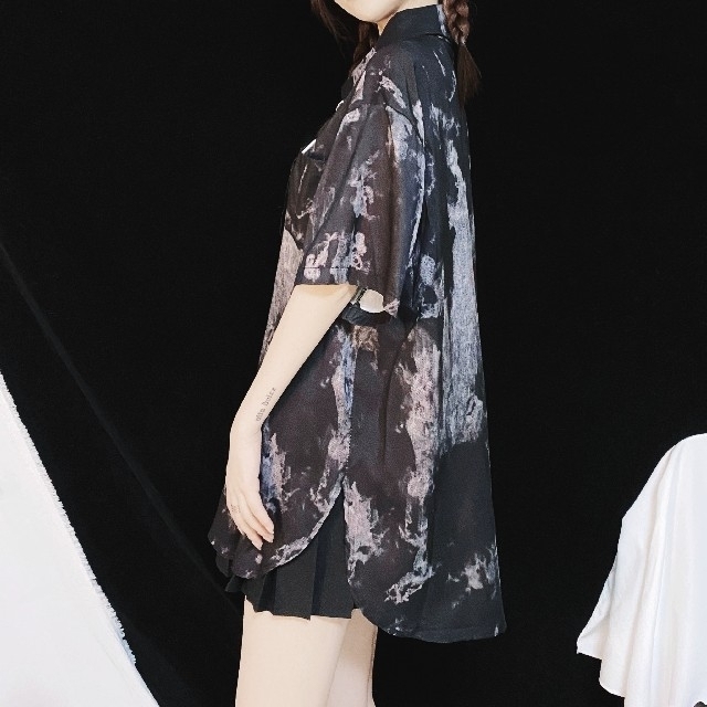 A⑫3 レディース 半袖 シャツ 夏 迷彩柄 クール オシャレ ストリート ... A⑫3 レディース 半袖 シャツ 夏 迷彩柄 クール オシャレ ストリート チェ