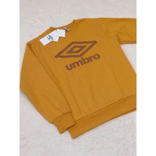 アンブロ(UMBRO)の今季　160　新品　アンブロ　umbro 暖か裏起毛　トレーナー　　からし色(カーディガン)