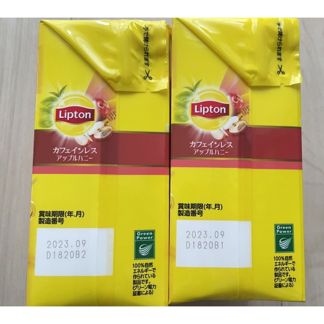 Lipton リプトン カフェインレス アップルハニー　40袋 食品/飲料/酒の飲料(茶)の商品写真