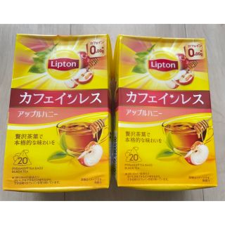 Lipton リプトン カフェインレス アップルハニー　40袋(茶)