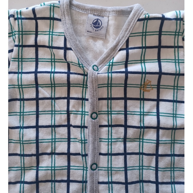 PETIT BATEAU(プチバトー)のプチバトー　ロンパース キッズ/ベビー/マタニティのベビー服(~85cm)(ロンパース)の商品写真