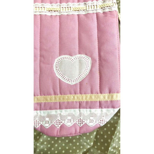 FELISSIMO(フェリシモ)の昭和レトロ ハイセンス ピンクのハート柄 ポーチ♪  レディースのファッション小物(ポーチ)の商品写真