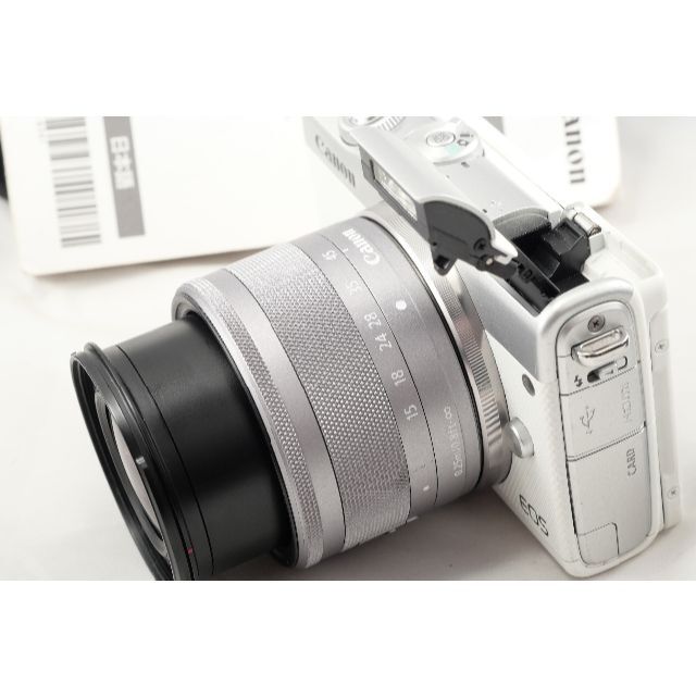 Canon(キヤノン)の取扱説明書付き！ Canon EOS M100 EF-M15-45mm スマホ/家電/カメラのカメラ(ミラーレス一眼)の商品写真