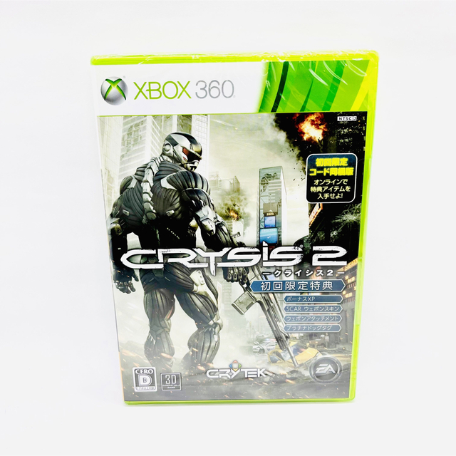 Xbox360(エックスボックス360)のクライシス2 初回限定特典 未開封 XBOX360 CRYSIS2 送料無料 エンタメ/ホビーのゲームソフト/ゲーム機本体(家庭用ゲームソフト)の商品写真