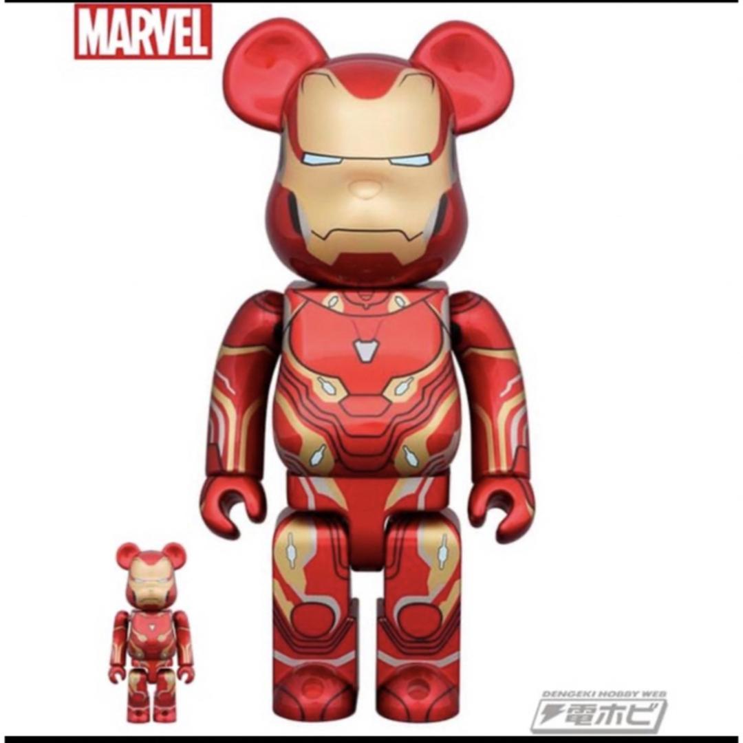 エンタメ/ホビーBE@RBRICK IRON MAN MARK 50 100％ & 400％