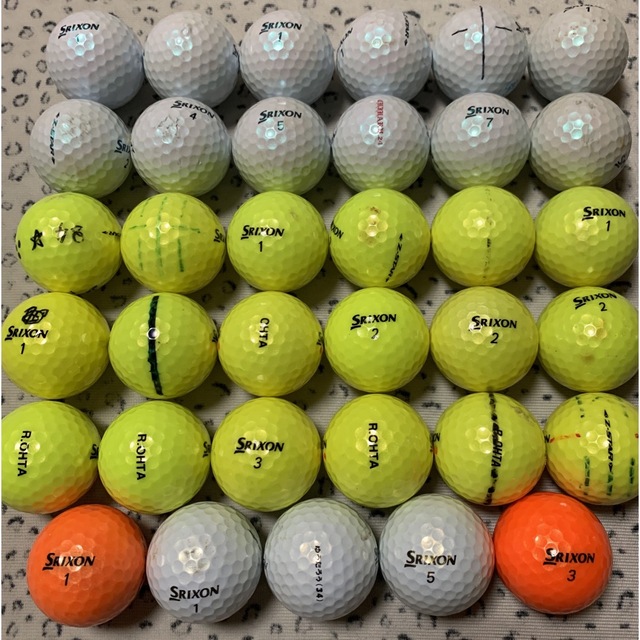 Srixon(スリクソン)の【サービス球プラス!!】SRIXON Z-STARカラーゴルフロストボール35個 スポーツ/アウトドアのゴルフ(その他)の商品写真
