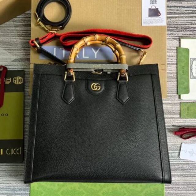 大人気新品 GUCCI〔グッチ - Gucci ダイアナ〕ミディアム A4収納