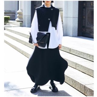 ジョーゼット ボンディング WAVE SKIRT ウエーブスカート