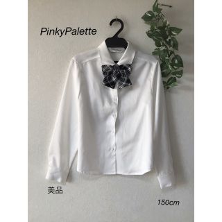 ⭐︎美品⭐︎PinkyPalette ブラウス　リボン付き　150cm(Tシャツ/カットソー)