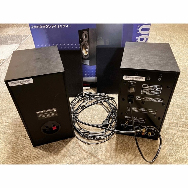 ONKYO - ONKYO WAVIO アンプ内蔵スピーカー 15W+15W GX-D90(B)の通販