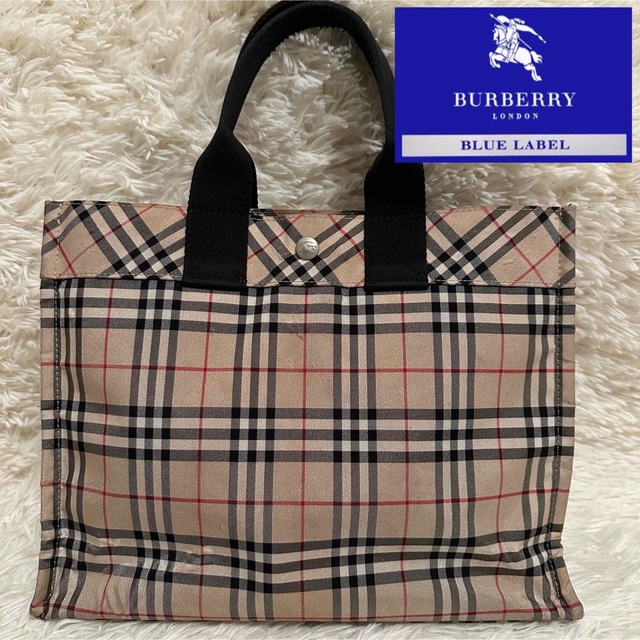 BURBERRY BLUE LABEL - バーバリー ノバチェック トートバッグ