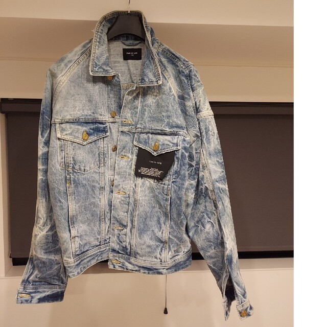 有名人芸能人】 URU ボタンレスデニムジャケット TRUCKER URU JACKET