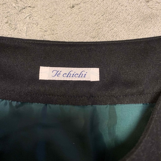 Techichi(テチチ)のテチチ　グリーンスカート レディースのスカート(ひざ丈スカート)の商品写真