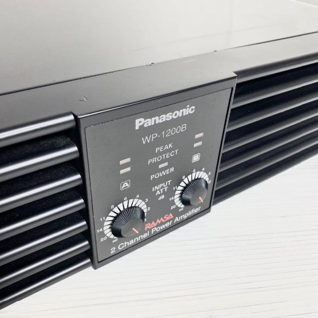 Panasonic(パナソニック)の【完全動作品】Panasonic RAMSA パワーアンプ WP-1200B 楽器のレコーディング/PA機器(パワーアンプ)の商品写真