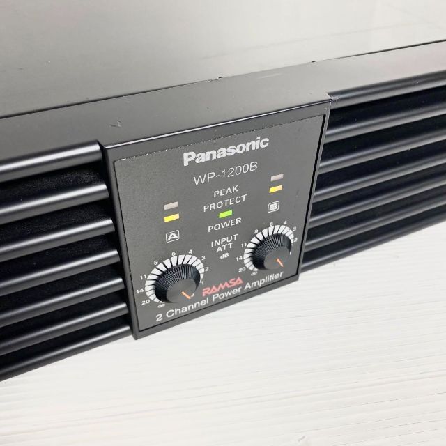 Panasonic(パナソニック)の【完全動作品】Panasonic RAMSA パワーアンプ WP-1200B 楽器のレコーディング/PA機器(パワーアンプ)の商品写真