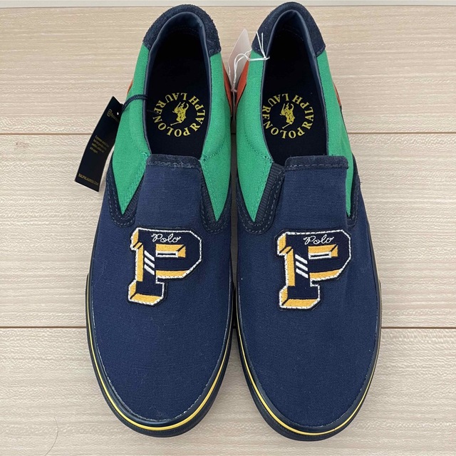 POLO RALPH LAUREN(ポロラルフローレン)の新品 タグ付き ポロ ラルフローレン 26.5 スリッポン スニーカー メンズの靴/シューズ(スリッポン/モカシン)の商品写真