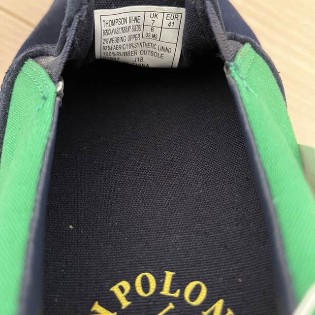 POLO RALPH LAUREN(ポロラルフローレン)の新品 タグ付き ポロ ラルフローレン 26.5 スリッポン スニーカー メンズの靴/シューズ(スリッポン/モカシン)の商品写真