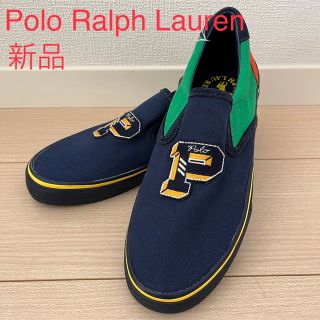 ポロラルフローレン(POLO RALPH LAUREN)の新品 タグ付き ポロ ラルフローレン 26.5 スリッポン スニーカー(スリッポン/モカシン)