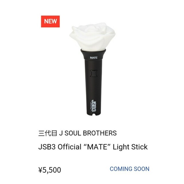 JSB3 Official "MATE" Light Stick