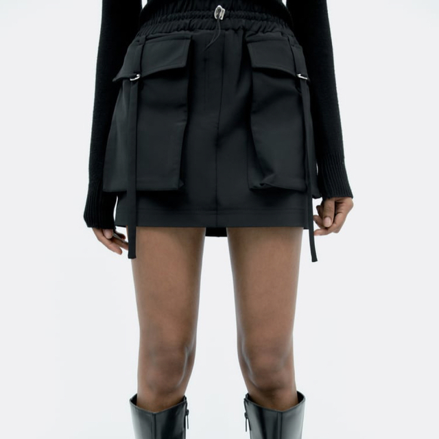 ZARA(ザラ)のZARA ミニカーゴスカート レディースのスカート(ミニスカート)の商品写真