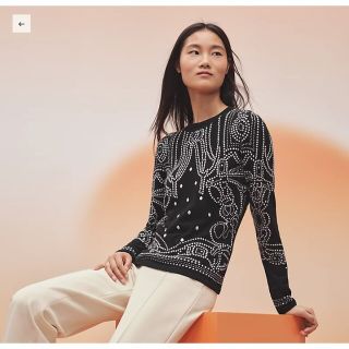 エルメス(Hermes)の【クーポン期間価格】エルメス　2023SS　プレタ　《ブリッド・ドゥ・ガラ》38(ニット/セーター)