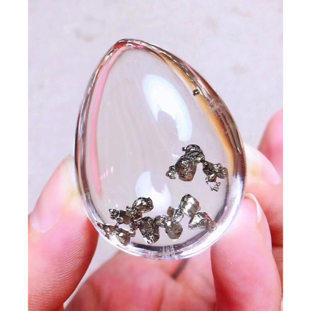 極上品】キャルコパイライトインクォーツ ルース 26.9g 値引きする www