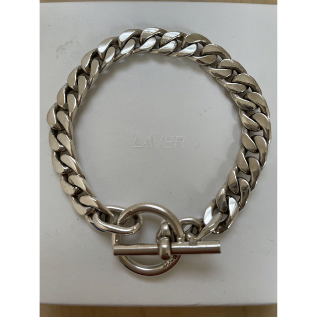 flat様専用】LAVER 7MM CURB CHAIN BRACELATの+