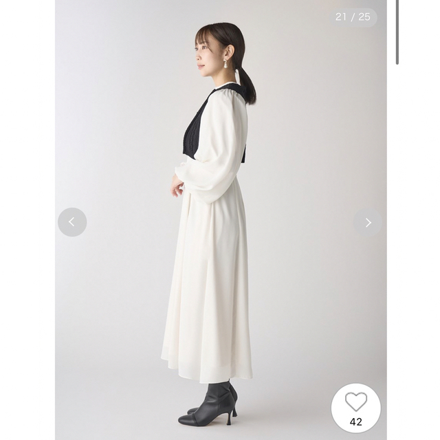 CELFORD - 【新品タグ付き半額‼️】ニットベスト付きシフォン CELFORD - 【新品タグ付き半額‼️】ニットベスト付きシフォン