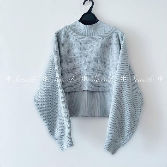 22SS♡アプワイザーリッシェ 3Wayニット 定価16500円 完売品
