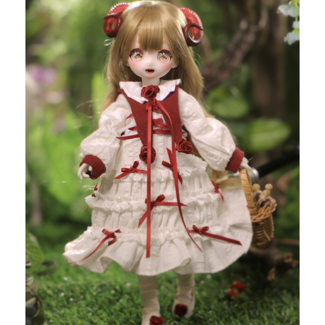 AA21 BJD 1/6 ドール本体 Sakura 球体関節人形 ハンドメイド-