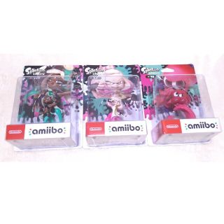 ニンテンドウ(任天堂)の【新品未開封】amiibo ヒメ、イイダ、タコ3体セット(ゲームキャラクター)