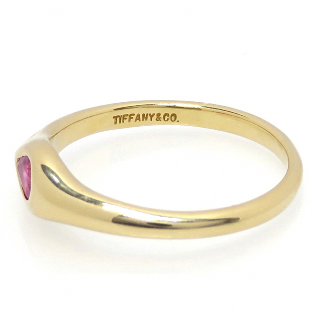 Tiffany & Co.(ティファニー)のTIFFANY&Co ティファニー 750 ルビー リング イエローゴールド レディースのアクセサリー(リング(指輪))の商品写真