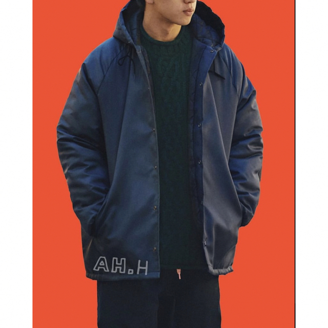 AH.H HOODED COACH JACKET / TWO-TONE CAP