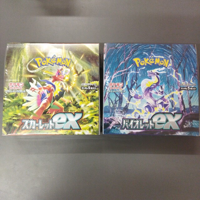 エンタメ/ホビーポケモンカード　スカーレットex＆バイオレットex BOX 未開封シュリンク付き