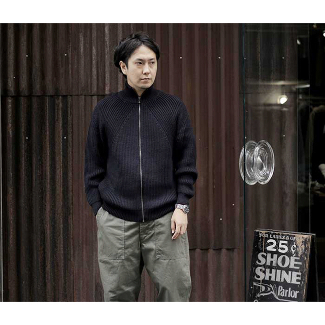 大阪の直営店舗 BATONER バトナー DRIVERS KNIT ドライバーズニット ...