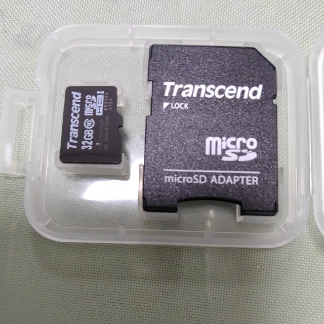 Transcend(トランセンド)のSDHCmicro カード32GB transcend スマホ/家電/カメラのPC/タブレット(PC周辺機器)の商品写真