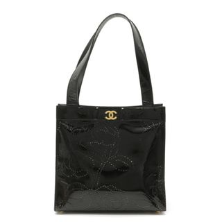 CHANEL - シャネル カメリア パンチング ココマーク トートバッグ CHANEL - シャネル カメリア パンチング ココマーク トートバッグ