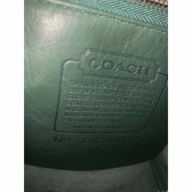 COACH(コーチ)の【Hosinoさま専用⠀】オールドコーチ　リュックグリーン　ターンロック レザー レディースのバッグ(リュック/バックパック)の商品写真