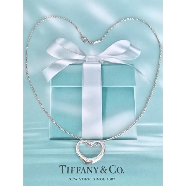 TIFFANY オープンハートネックレス