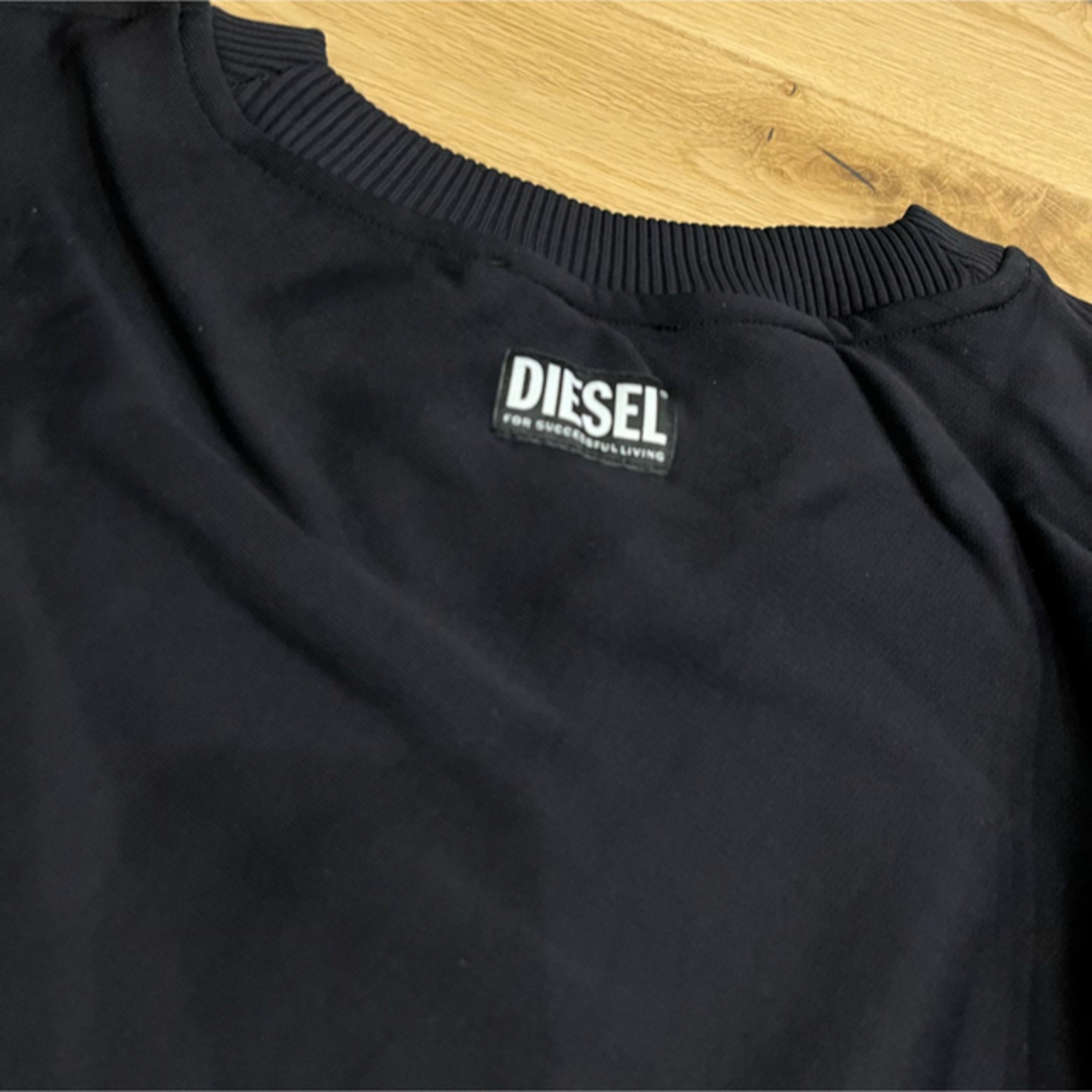 ☆1点限り☆ DIESEL 肩出し アシンメトリー スウェット ブラック 黒