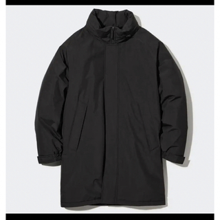 UNIQLO - UNIQLO　防風パデッドコート　Ｌ　ジャケット　ブラック