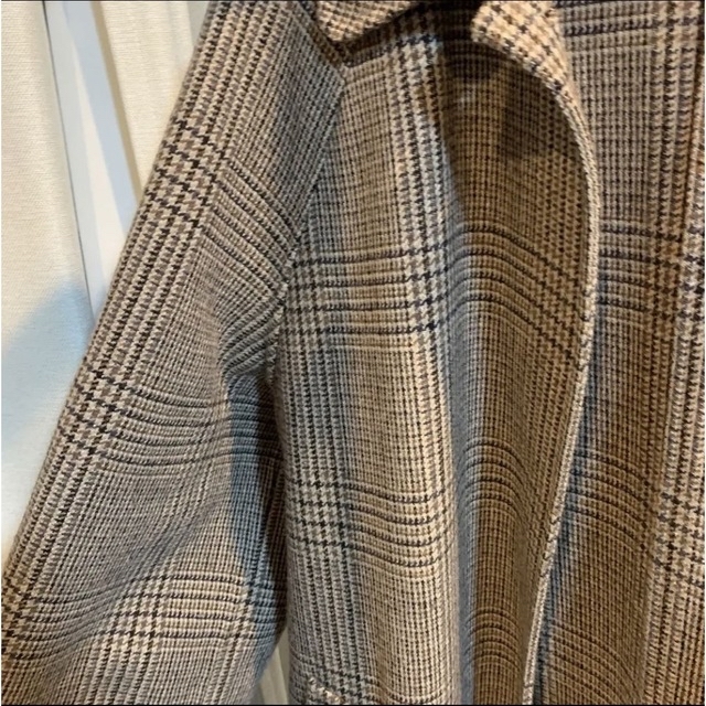 TODAYFUL(トゥデイフル)のSoutiencollar Check Coat 36サイズ レディースのジャケット/アウター(ロングコート)の商品写真