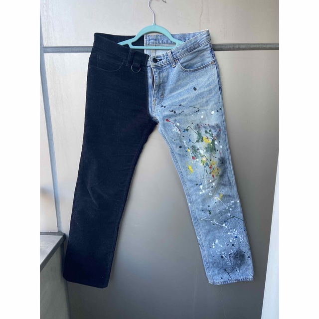 通販 NUMBER (N)INE ペンキ加工 デニム ガンズ期 ドッキング 06ss 通販 NUMBER (N)INE ペンキ加工 デニム ガンズ期 ドッキング 06ss